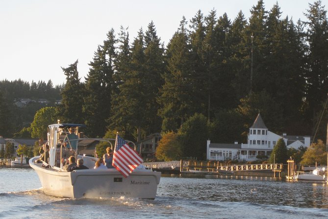 2 Hour Guided Boat Tour in Gig Harbor and Narrows Bridges - Salmon Beach Road and the pilings: stairs, style, and local art