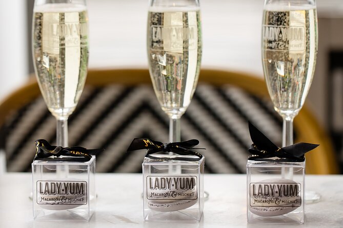 Chef Guided Happy Hour Tour - Cocktails, Bubbles and Bites - Lady Yum in Denny Triangle: Bubbles and a Honey Lavender Macaron