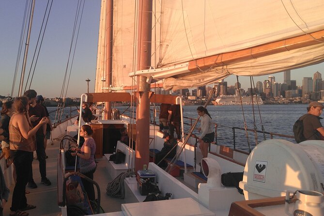 Evening Colors Sunset Sail Tour in Seattle - Drinks, Cannon Salute Possibility, and the Sunset Mood