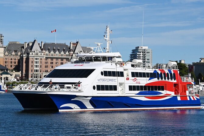 From Seattle: Round Trip by High Speed Ferry to Victoria, BC - The ferry ride: comfortable seats, real scenery, and on-board shopping