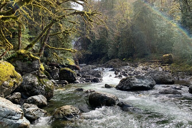 Guided forest hike to Seattle waterfalls incl. Snoqualmie Falls - Borst Lake and the Mount Si reflection stop