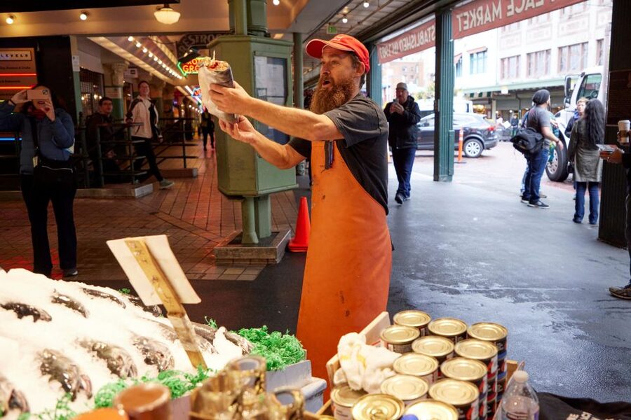 Insider's Breakfast and Culture Tour of Pike Place Market - Freya Café and Bakery: cardamom knots and raspberry slices
