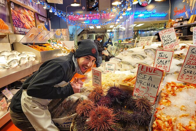 Savor the Sea: Guided Seafood Tasting at Pike Place Ma - Pike Place Market Seafood, But With a Chef’s Route
