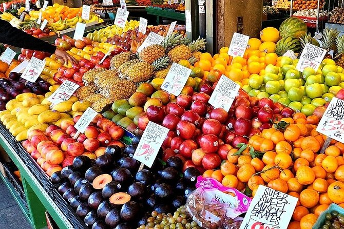 Seattle Pike Market Food Tour with 8 Authentic & Local Tastings - Stop 3: Sosio’s Fruit and Produce and the Sweet Market Moment