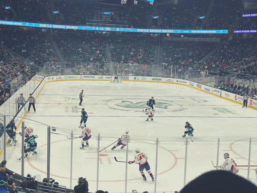 Seattle: Seattle Kraken Ice Hockey Game Ticket - Game-Day Energy: Wearing Kraken Colors and Riding the Crowd Wave