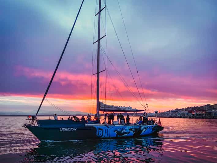Seattle: Sunset Sailing Cruise - The boat experience: 70-ft sailing yacht style on Elliott Bay