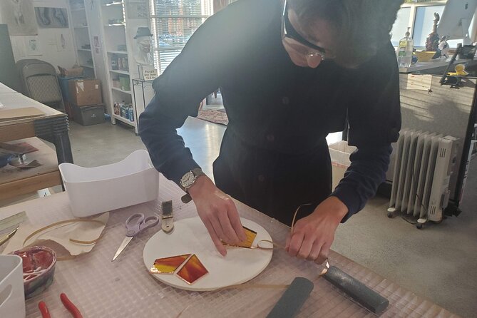 Stained Glass Magic Class in Everett - From templates to a real design plan